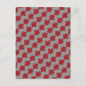 kanadisches Muster Postkarte (Vorderseite)