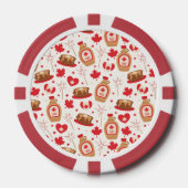 Kanadisches Party Poker Chips (Vorderseite)