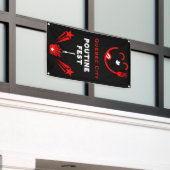 Kanadisches Poutine-Festival Banner (Äußeres Gebäude)