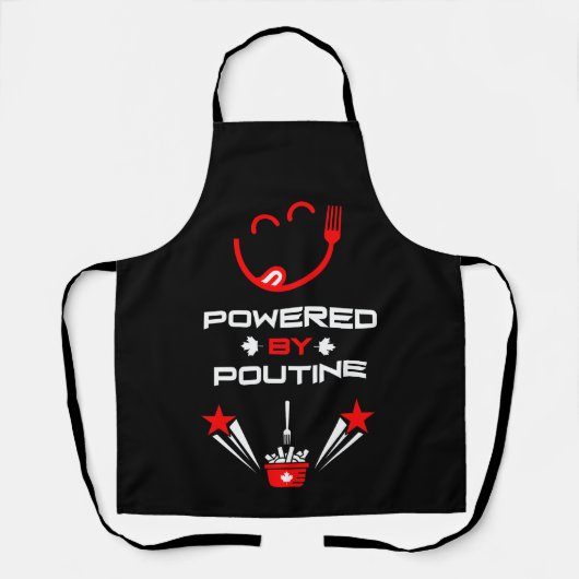 Kanadisches Poutine-Festival Schürze (Vorderseite)