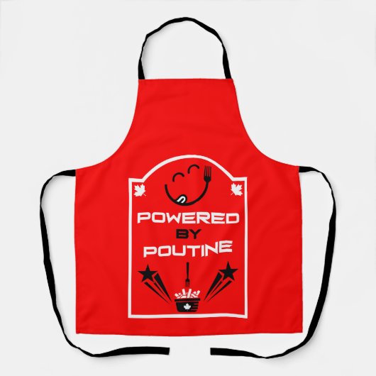 Kanadisches Poutine-Festival Schürze (Vorderseite)