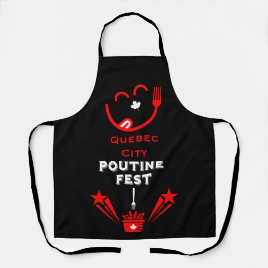 Kanadisches Poutine-Festival Schürze (Vorderseite)
