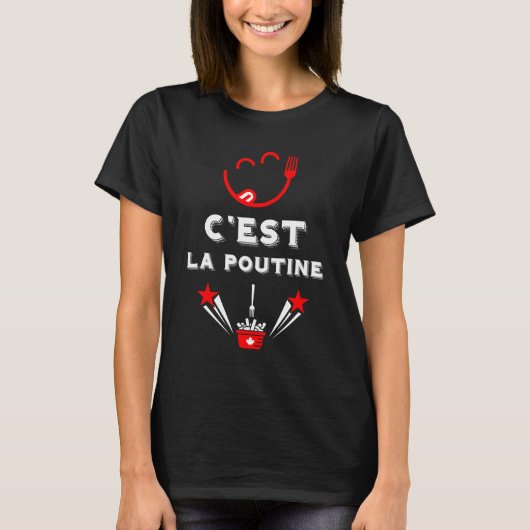 Kanadisches Poutine-Festival T-Shirt (Vorderseite)