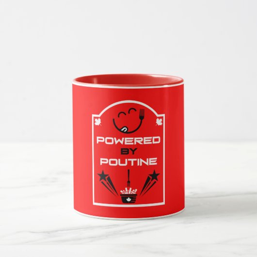 Kanadisches Poutine-Festival Tasse (Zentrum)