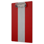 Kanadisches Rotes Ahornblatt im Stil von Kohlensto Klemmbrett (Links)