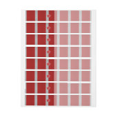 Kanadisches Rotes Ahornblatt im Stil von Kohlensto Rundum-Adressaufkleber (Bogen)