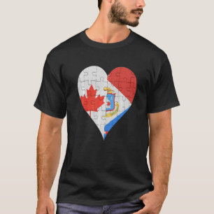Kanadisches Scharfschützenherz T-Shirt