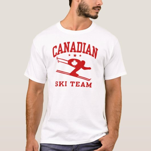 kanadisches Skiteam T-Shirt (Vorderseite)