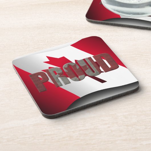 Kanadisches stolzes untersetzer (Linke Seite)