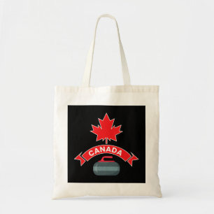 Kanadisches Team Curling Red White Winter Springs Tragetasche