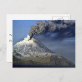 Kanaga Vulkan, Kanaga Island, Aleutianer Postkarte (Vorne/Hinten)