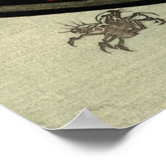 Kanagawa 1824 poster (Ecke)