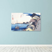 Kanagawa: Blick auf den Rücken Leinwanddruck (Insitu (Holzboden))