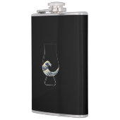 Kanagawa-Glas Flachmann (Links)