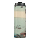 Kanagawa, Japan: Vintage Holzblock-Printwerbung Thermosbecher (Vorderseite)