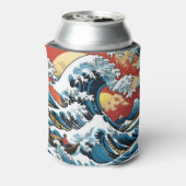 Kanagawa Japanisch Die große Welle Dosenkühler (Kanne Rückseite)