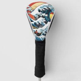 Kanagawa Japanisch Die große Welle Golf Headcover