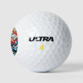 Kanagawa Japanisch Die große Welle Golfball (Logo)