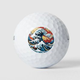 Kanagawa Japanisch Die große Welle Golfball