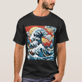 Kanagawa Japanisch Die große Welle T-Shirt