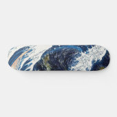 Kanagawa Waves, japanisches Kunstmuster Skateboard (Horizontal)