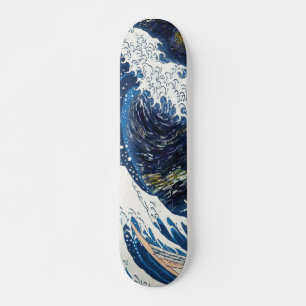 Kanagawa Waves, japanisches Kunstmuster Skateboard