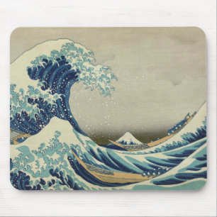 Kanagawa-Welle durch Katsushika Hokusai Mousepad