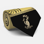 Kanak-Bodenkrawatte. Degradiert Kaki. Krawatte (Gerollt)