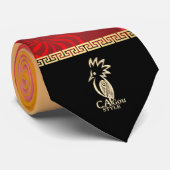 Kanak-Bodenkrawatte, Gelb im Blut. Krawatte (Gerollt)