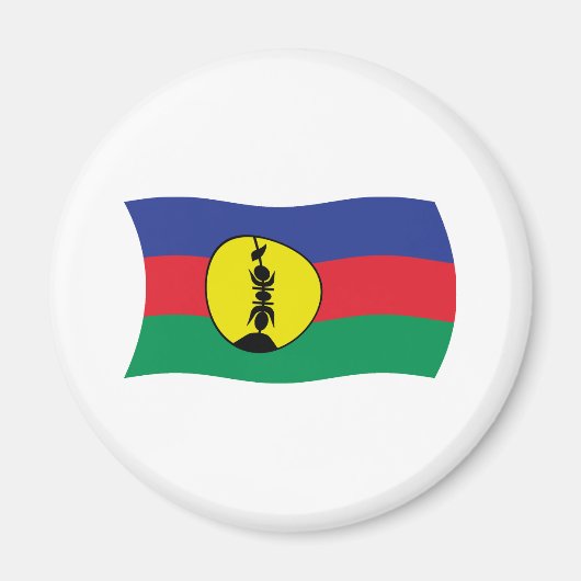 Kanak People Flag Magnet (Vorne)