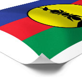 Kanak People Flag Poster Print (Ecke)