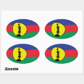 Kanak People Flag Sticker (Blatt)