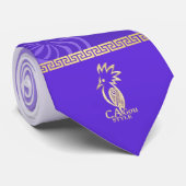 Kanak-Violet-Dachkrawatte. Krawatte (Gerollt)