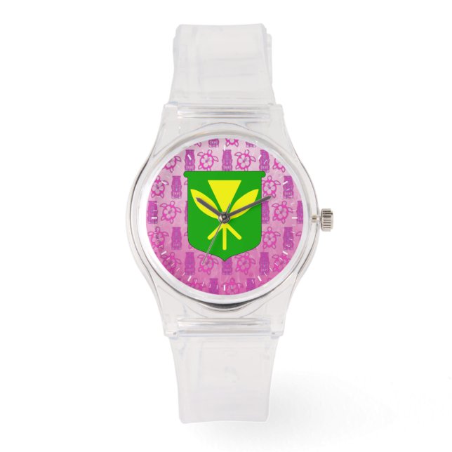 Kanaka Maoli Armbanduhr (Vorderseite)