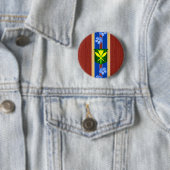 Kanaka Maoli Fake-Holz-Surfbrett Button (Beispiel)