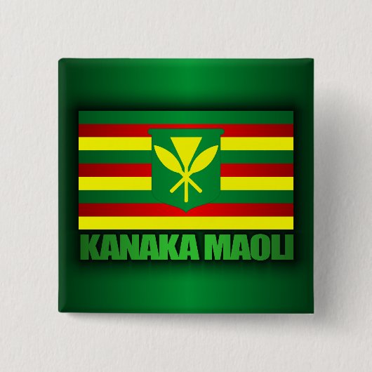 Kanaka Maoli Flag Button (Vorderseite)