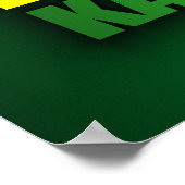 Kanaka Maoli Flag Poster (Ecke)