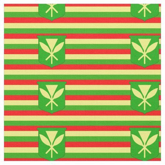Kanaka Maoli Flagge Stoff (Nahaufnahme)