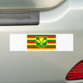 Kanaka Maoli - gebürtige hawaiische Flagge Autoaufkleber (Auf Auto)