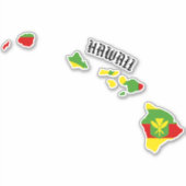 KANAKA MAOLI HAWAII INSELN AUFKLEBER (Vorderseite)