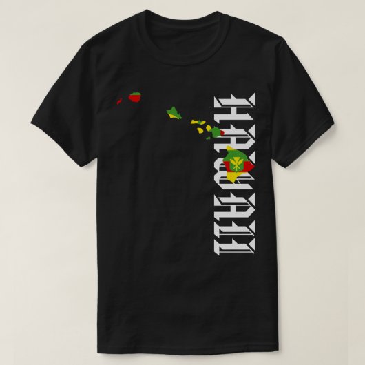 KANAKA MAOLI HAWAII INSELN T-Shirt (Design vorne)