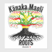 Kānaka Maoli ROOTS Aufkleber (Blatt)