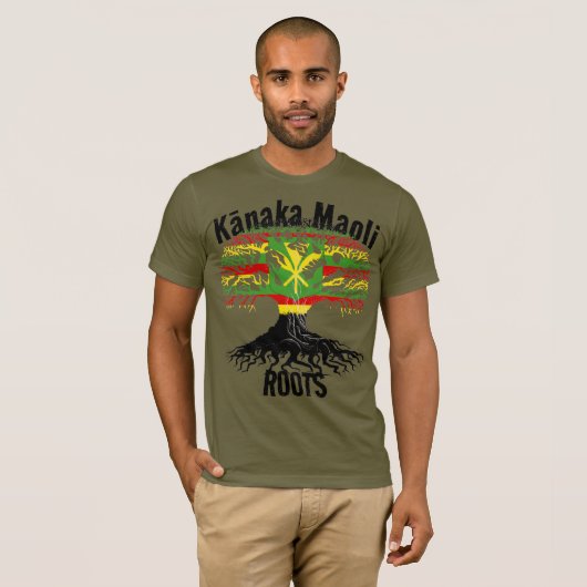 Kānaka Maoli ROOTS T-Shirt (Vorne ganz)