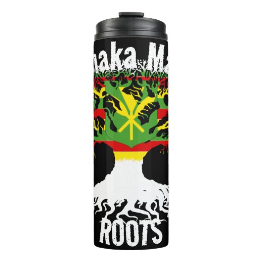Kānaka Maoli ROOTS Thermosbecher (Vorderseite)