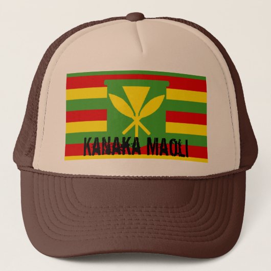 Kanaka Maoli Truckerkappe (Vorderseite)