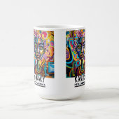 Kanaky street Art, Neukaledonien, Stadtkunst Kaffeetasse (Mittel)