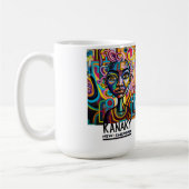 Kanaky street Art, Neukaledonien, Stadtkunst Kaffeetasse (Links)