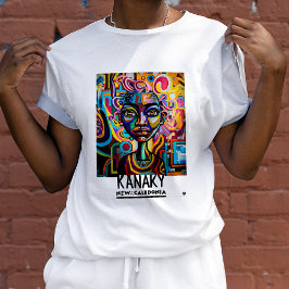 Kanaky street Art, Neukaledonien, Stadtkunst T-Shirt