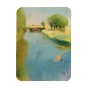 Kanal, 1897 (Pastell auf Leinwand) Magnet