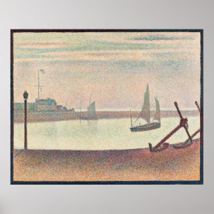 Kanal am Abend Gravelines Poster